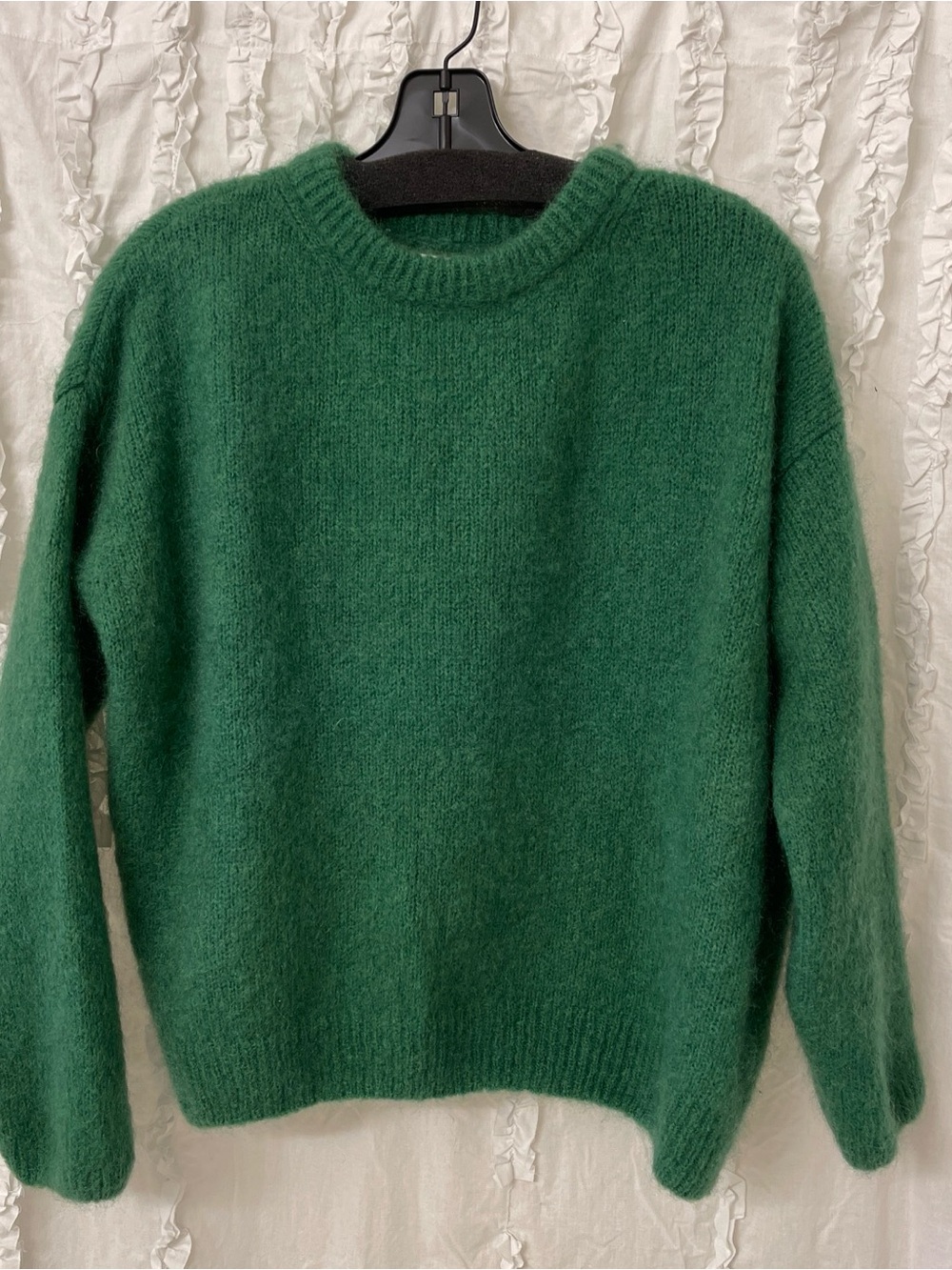Leon n Harper Forest Green Crewneck Sweater Sz s